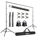 10x10FT Backdrop Stand Adjustable Back Drop Stand for Party Wedding