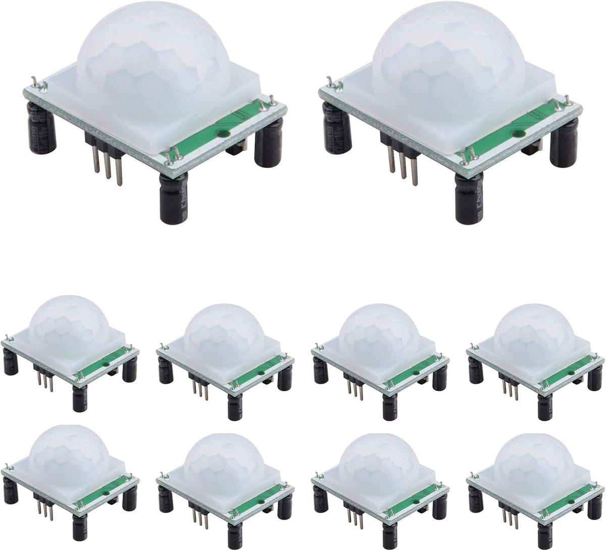 10-Pack HC-SR501 PIR Motion Sensor, Adjustable Delay