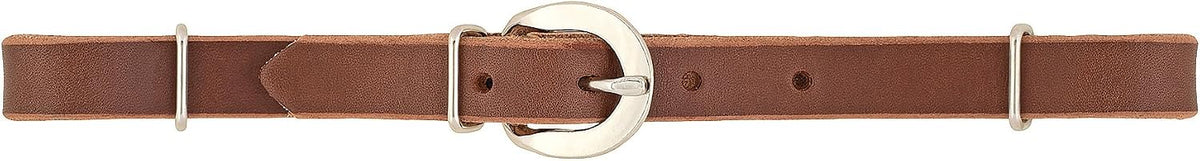 Weaver Leather Straight Bridle Leather Curb Strap, Rich Brown, 5/8