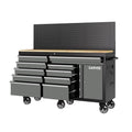 60 in Rolling Tool Chest, 10 Drawers Mobile Garage Tool Cabinet