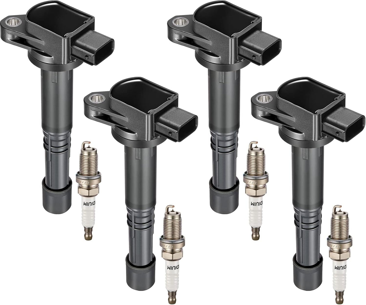 BDFHYK Ignition Coil UF583 and Spark Plug 9807B-561BW for Honda Accord