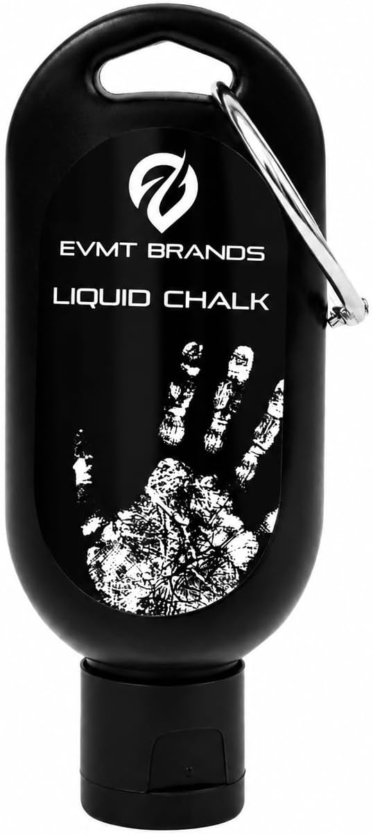 Liquid Chalk, Mess Free Gym Chalk for Weightlifting, Gymnastics, Rock Climbing, Dancing. Sweat Resistant and Long
