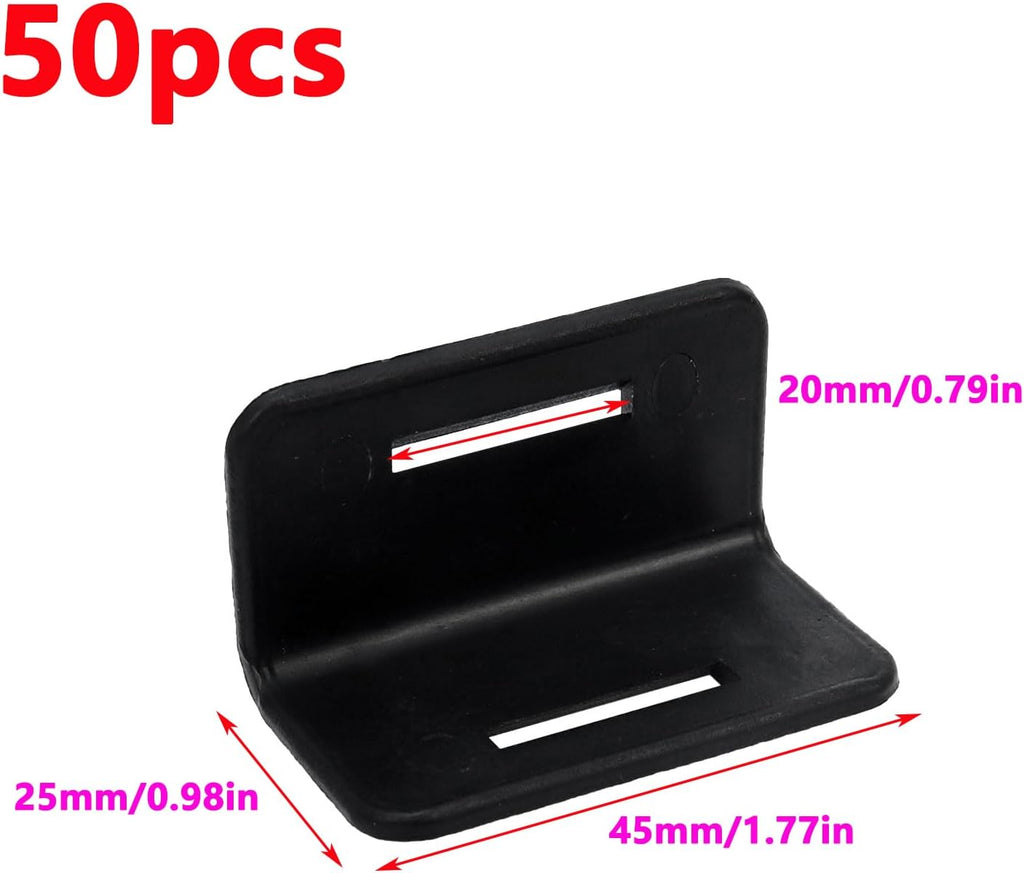 Tie Down Edge Protectors Small,Plastic Corner Protectors,50Pcs