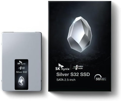 1TB Internal SSD, SATA III 2.5-inch, Silver S32 Series, TLC NAND Flash, 560MB/s Read Speed, 510MB/s Write Speed