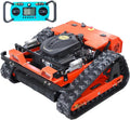 Remote Control Lawn Mower - All Terrain Tracks, 45° Slope Climbing, Gas Electric Hybrid, High Power Strong Mower