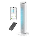 Tower Fan for Bedroom, 23dB, 90°oscillating, Smart Control, White