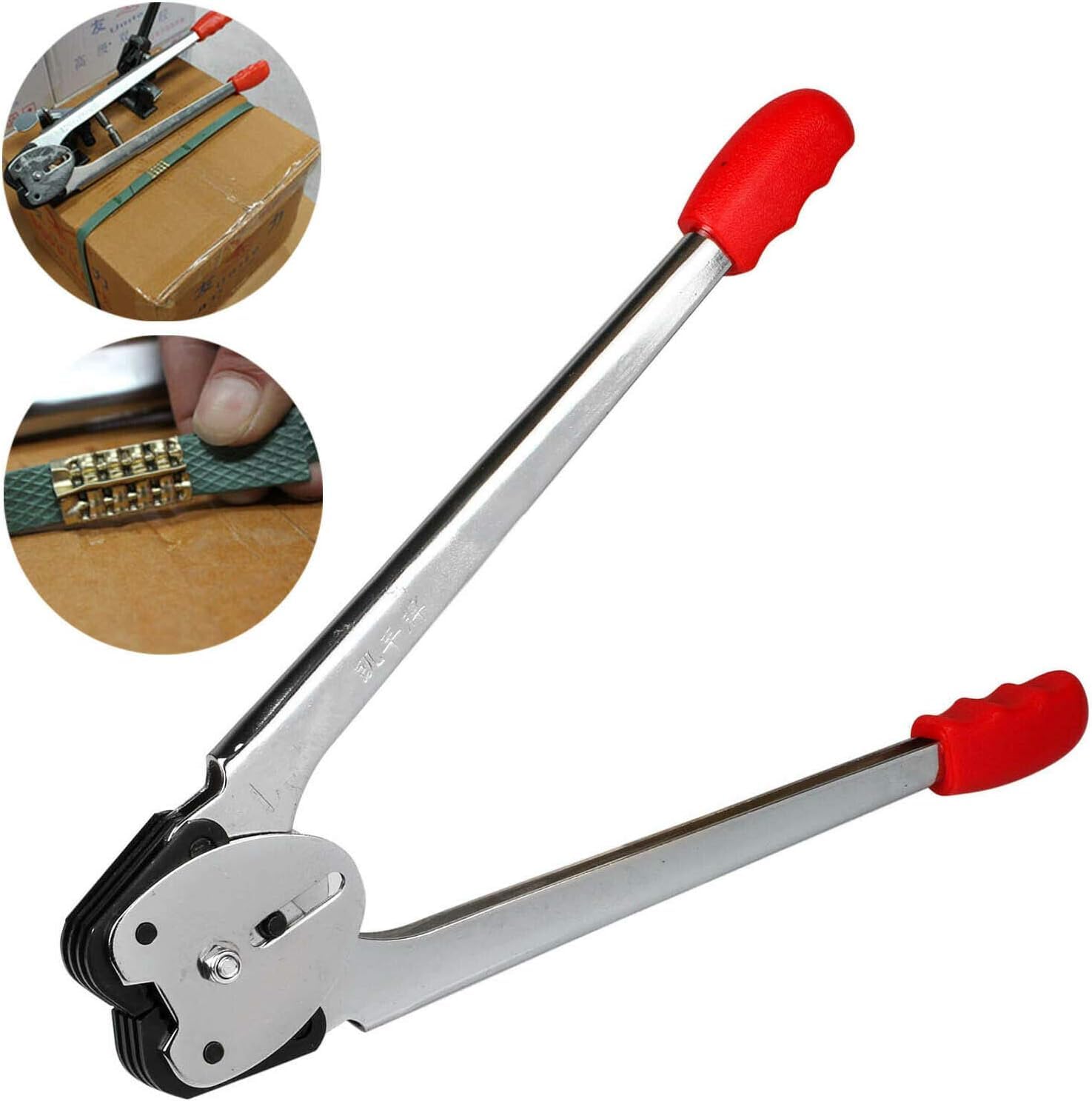 Pallet Strapping Kit for Packing,Poly Strapping Kit, Manual Tensioning Tool | and Sealer for Polyester and