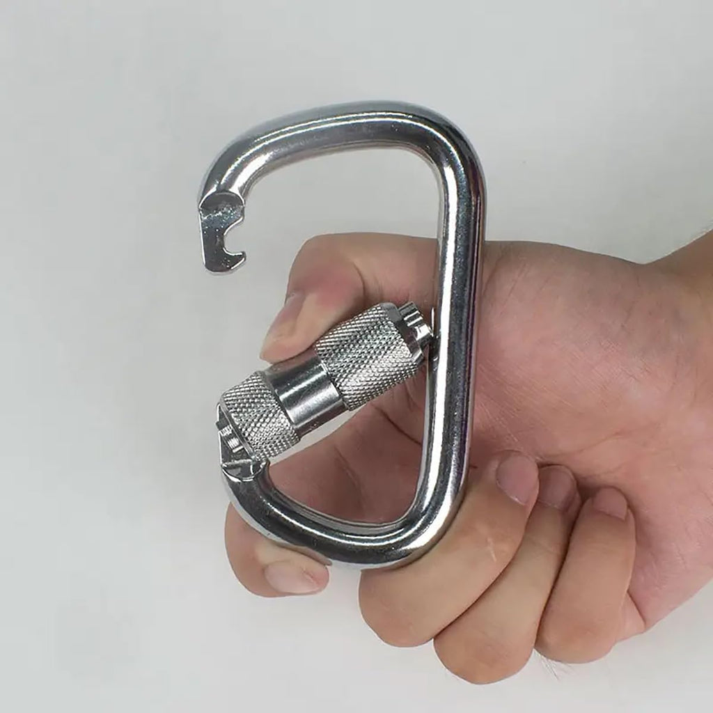 Auto Locking Carabiner 45KN=10000lbs Heavy Duty Large Clip Climbing Carabiner Twist Lock Carabiners for Rock