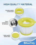 KeeTidy Replacement Vacuum Filters Compatible with Ryobi ONE+ 18V