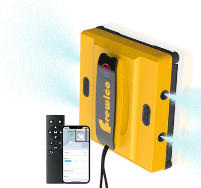 8500Pa Frameless Window Cleaning Robot, Smart Glass Cleaner