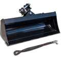 31.5"/800mm Hydralic Tilting Bucket Attachment for 1-2 Ton Mini Excavator