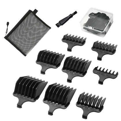 40mm T-Blade Guide Comb Set, 8 Pack, 1/16-1/2 Inch | Wahl Blade Clipper Guards, Snap-On 1.5-13mm Guards
