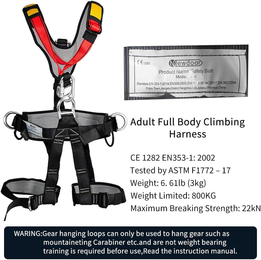 Climbing Harness CE Certification Rock Climbing Rappelling Equipment Body Guard Protect Rappelling Rescuing Equip