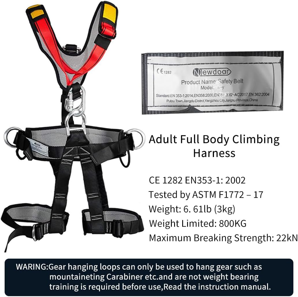 Climbing Harness CE Certification Rock Climbing Rappelling Equipment Body Guard Protect Rappelling Rescuing Equip