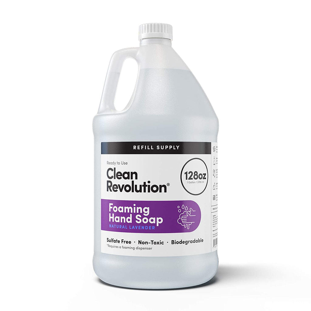Foaming Hand Soap Refill with Real Essential Oils, Moisturizing Sulfate-Free Hand Soap, Ready-to-Use Foam Soap Refill