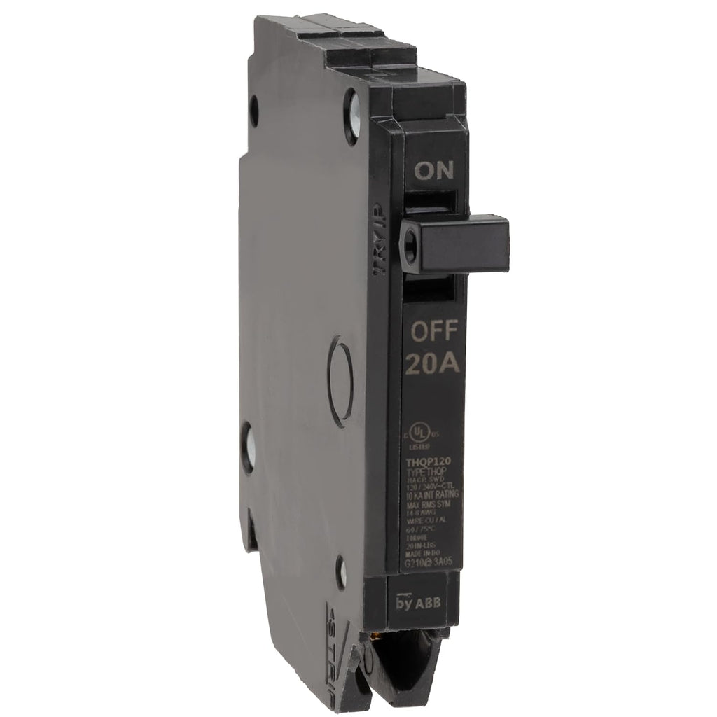 RecPro RV Circuit Breaker, Single Pole, 20 Amp, GE Equivalent