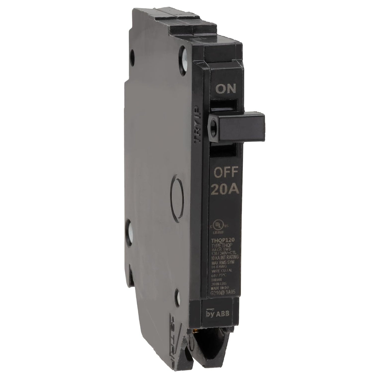 RecPro RV Circuit Breaker, Single Pole, 20 Amp, GE Equivalent