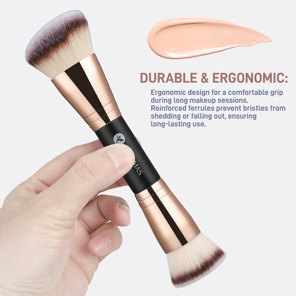 Foundation Brush, Premium Dual Powder Concealer Makeup Brush