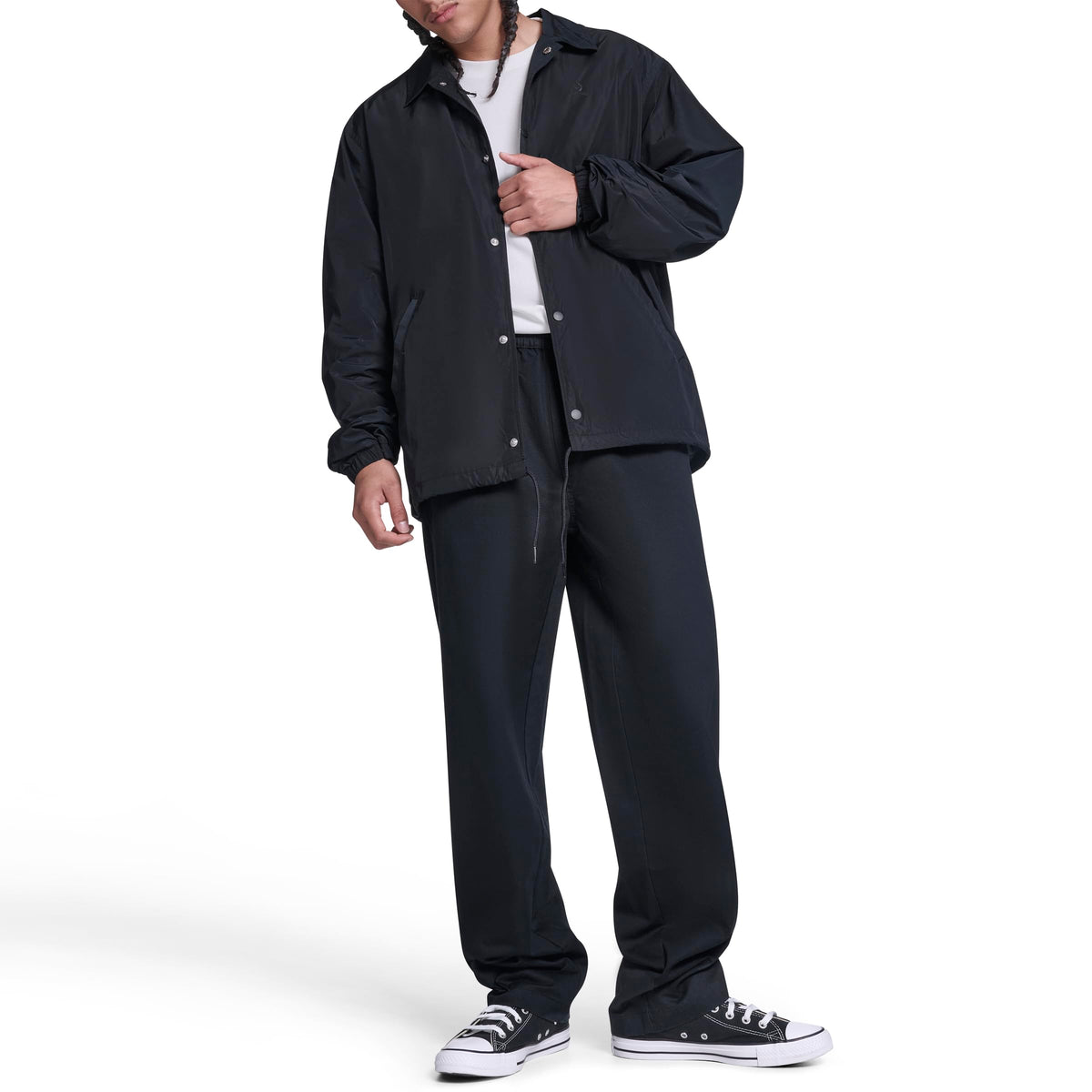 Men's Andover Coaches Jacket, Black, XL
