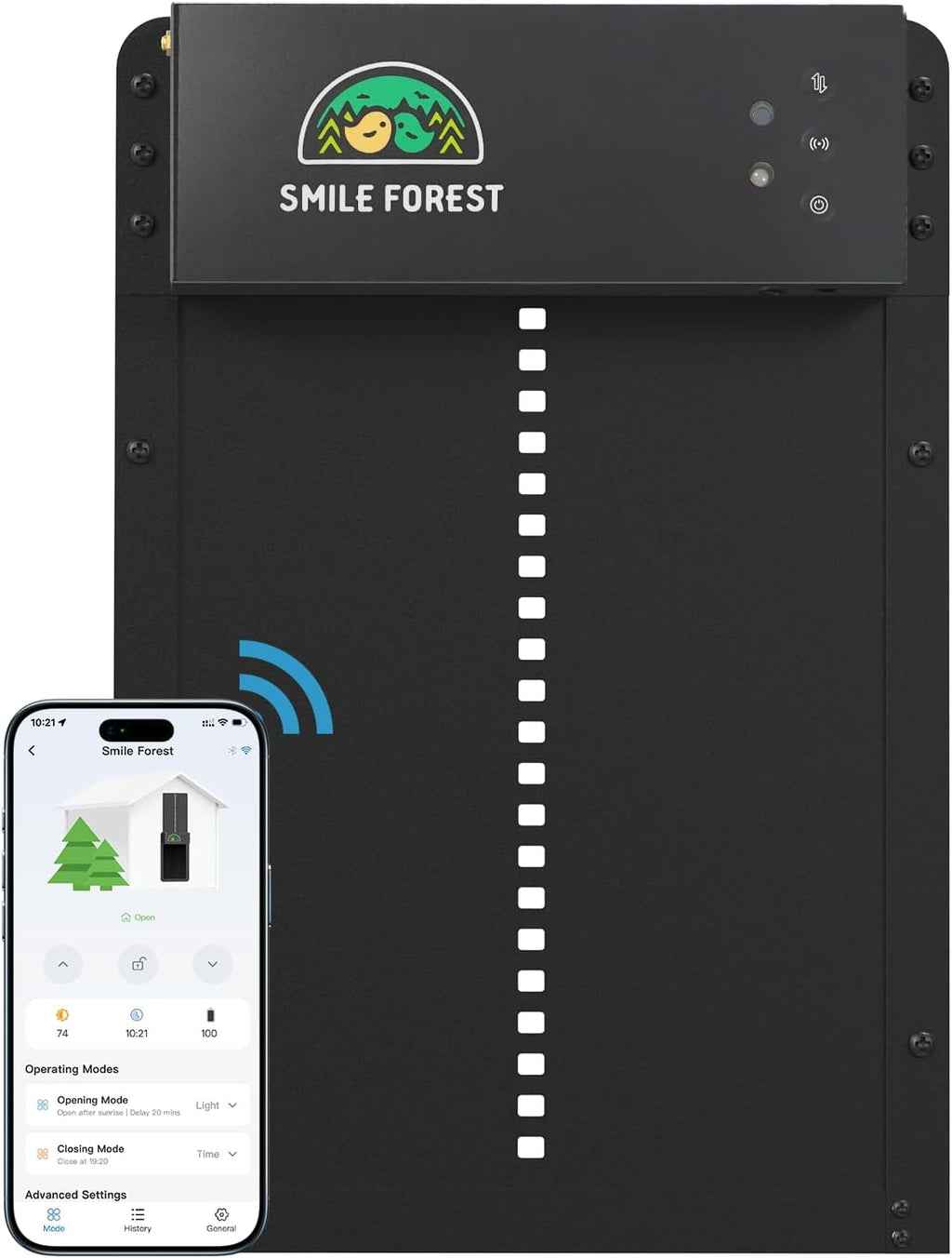 WiFi APP Controlled Smart Automatic Chicken Coop Door Opener Solar Powered