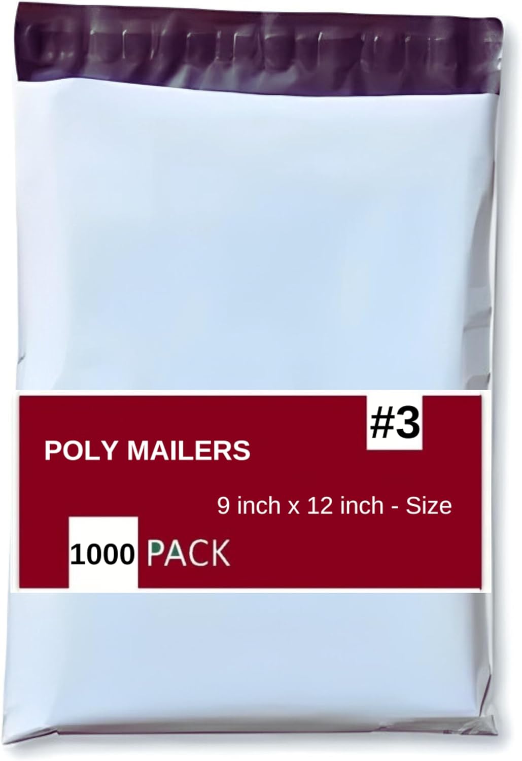Poly Mailers 9"x12" Inches 1000 Pack Self Self Adhesive Shipping Bags for Clothing Poly Package Bags Lightweight &