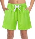 Boys Solid Breathable Mesh Shorts | Athletic Shorts Quick Dry Lightweight with Pockets for Basketball Gym Running Sports