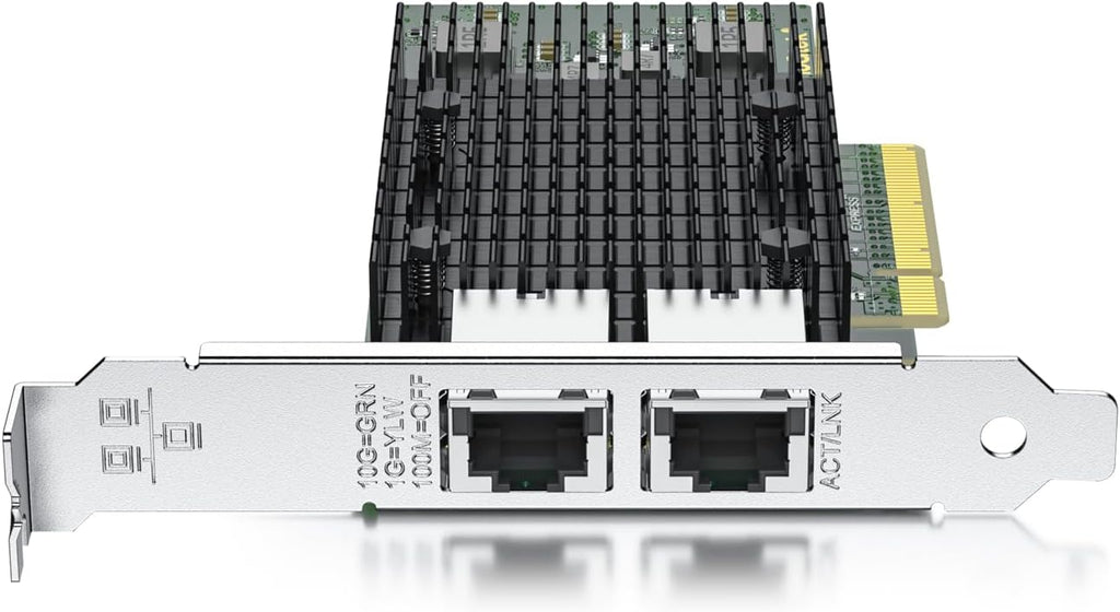 10G PCIe Dual RJ45 Network Card, Equivalent to Intel X540-T2