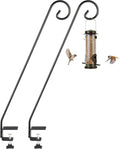 2 Packs Heavy-Duty Deck Hook, Deck Rail Pole,Deck Bird Feeder Pole