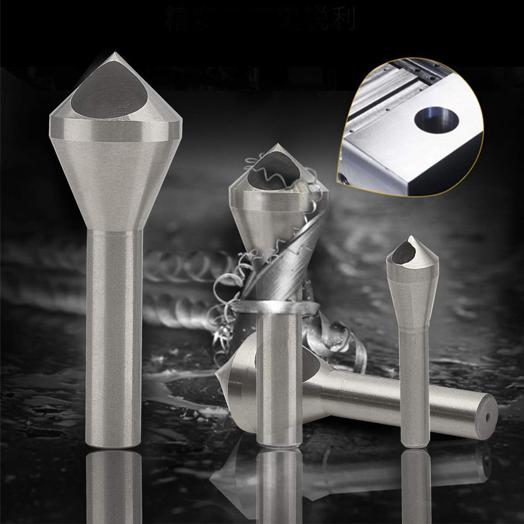 4pcs Countersink Chamfer Tool HSS(4241) Deburring Tool Set