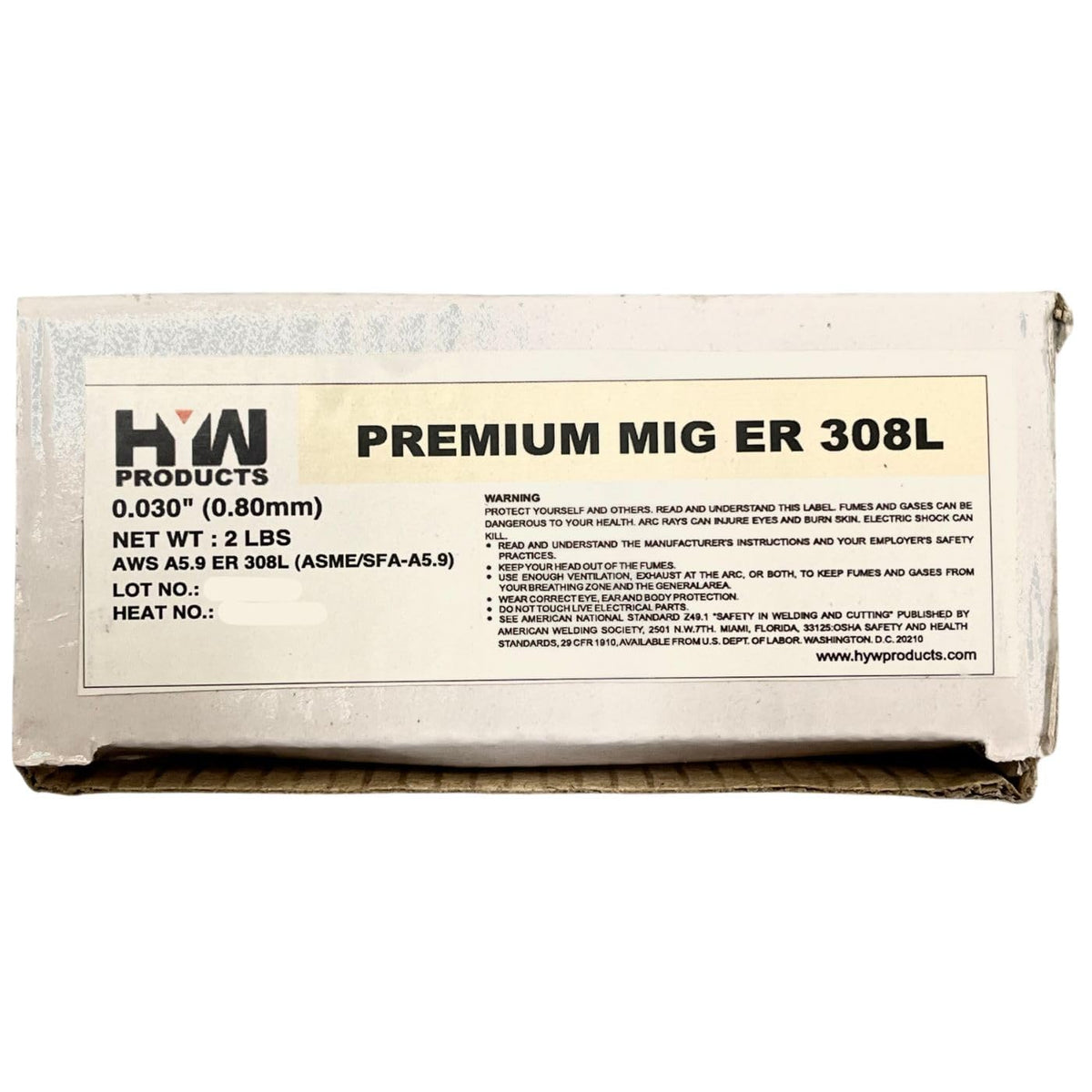 ER308L Stainless Steel MIG Welding Wire 2-Lb Spool .030" & .035" (1 Roll - .030")