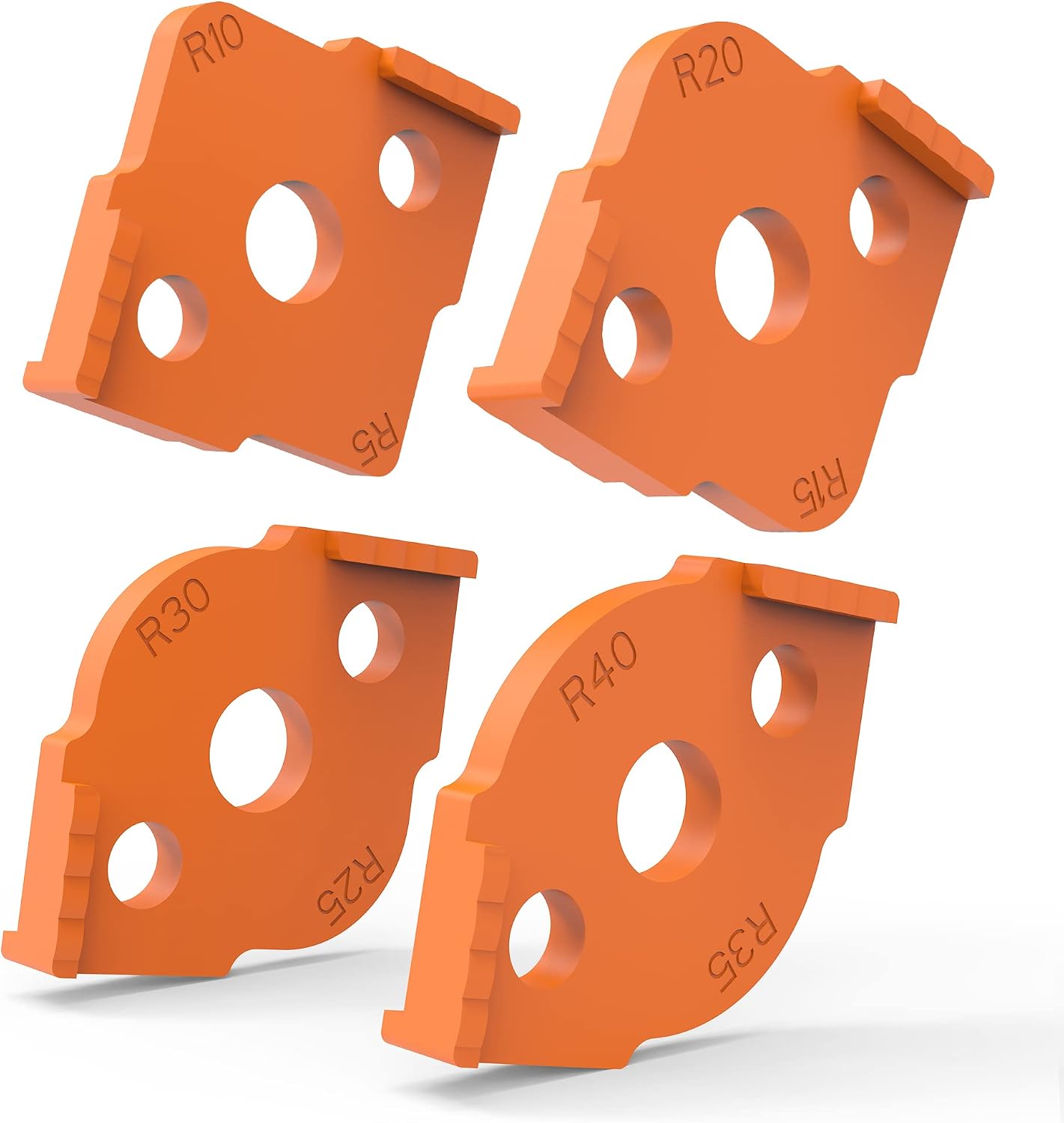 Radius Jig Router Templates Corner Radius Routing Templates, ABS+CNC high Hardness Processing Glue, Routing Rounded