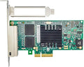 with Intel I350AM2 Chipset I350-T4 PCI-E X4 Quad RJ-45 Ethernet Network Card Adapter Controller NIC 10/100/1000Mbps