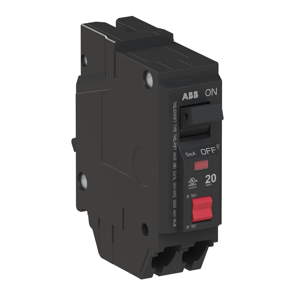 ABB Q-Line THQL1120PGFT • Ground Fault Circuit Breaker • 20Amp Single Pole