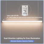 4Pack8FTLEDLinearLights100/90/80/70/60WUpandDownLight