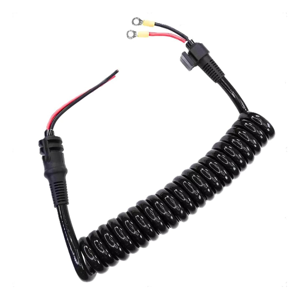 Trolling Motor Extension Cable, Coiled Power Wire 8M0029237 for Motorguide Xi5 Boat Wiring Replacement