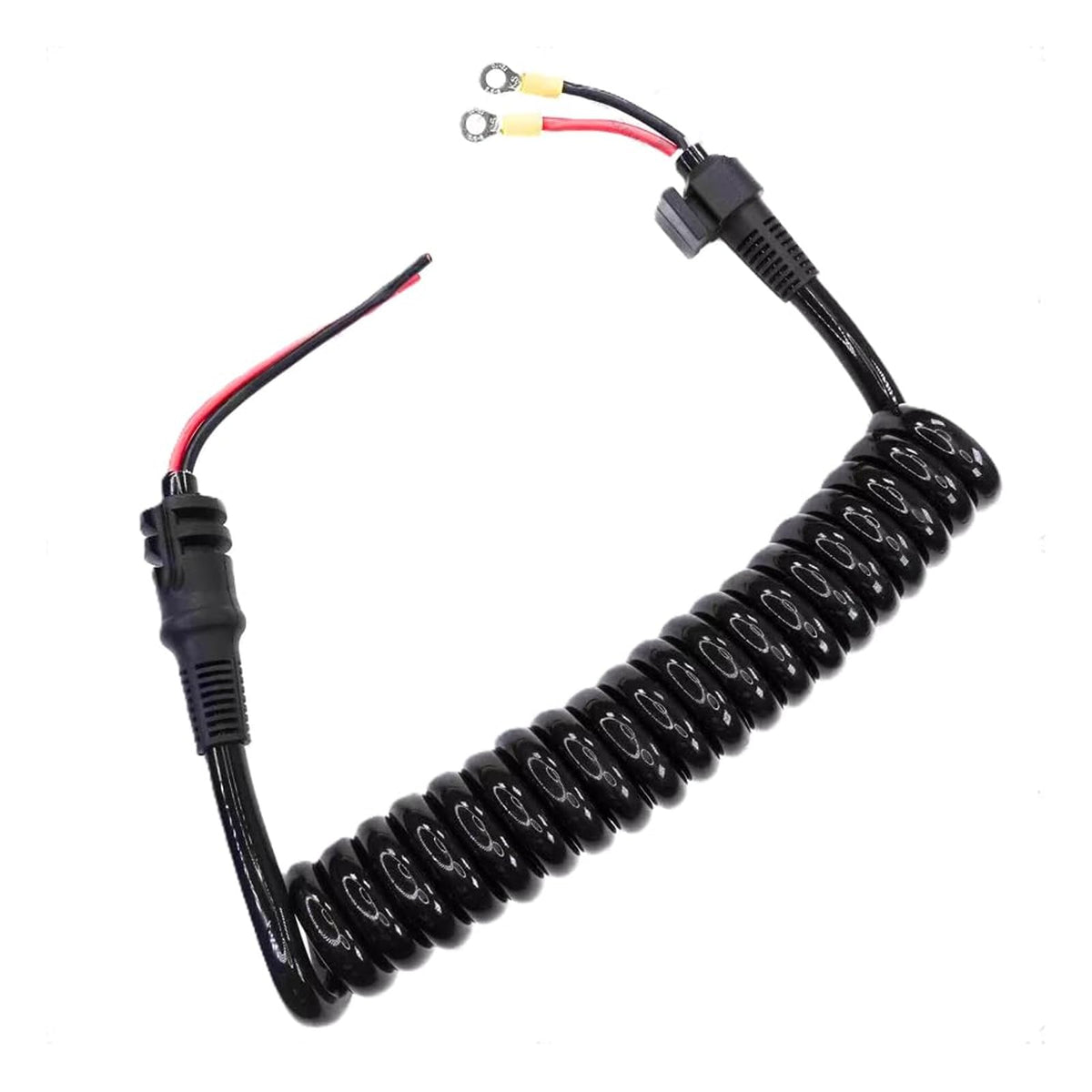 Trolling Motor Extension Cable, Coiled Power Wire 8M0029237 for Motorguide Xi5 Boat Wiring Replacement