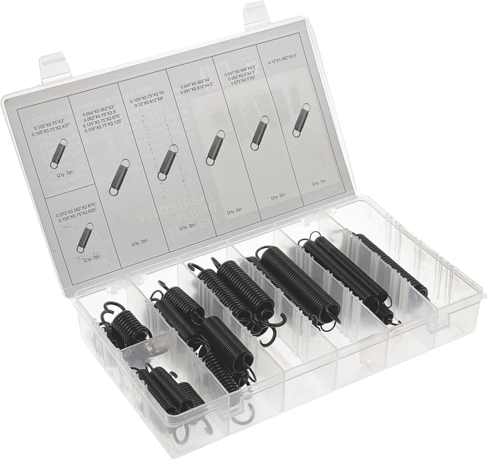 30210 - Large Extension Spring Assortment, Package of 31 Pieces