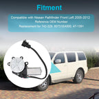 Power Window Left Motor Compatible with Nissan Pathfinder 2005-2012