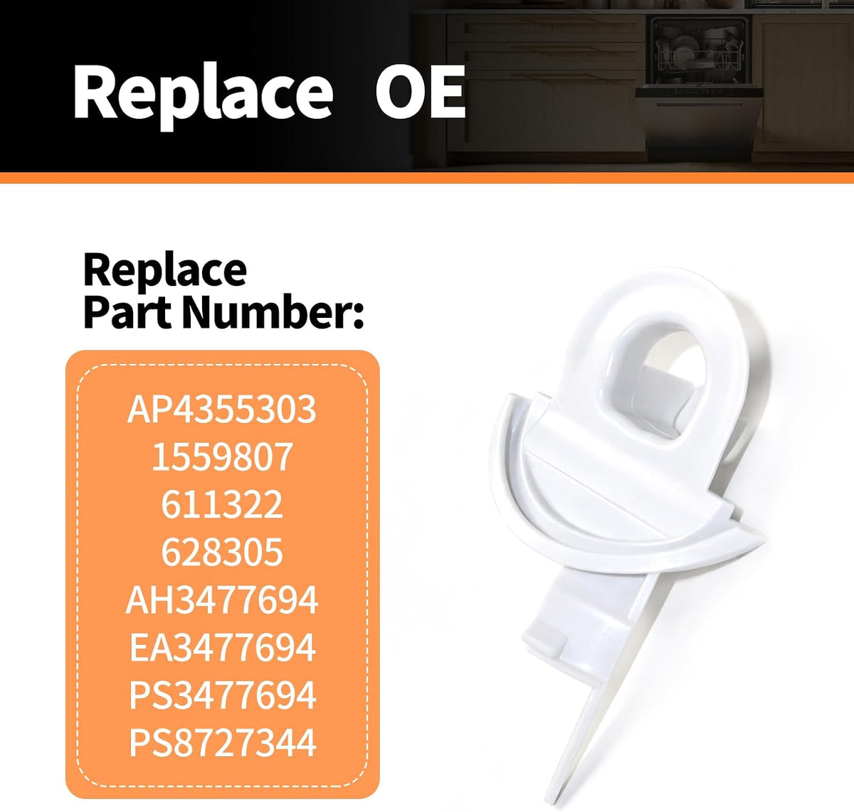 00611322 Dishwasher Drain Pump Cover Compatible with Bosch Dishwasher Replace 00628305 628305 AP4355303 Drain Pump Lid for SHE3AR56UC SHX4ATF5UC SPV5ES53UC
