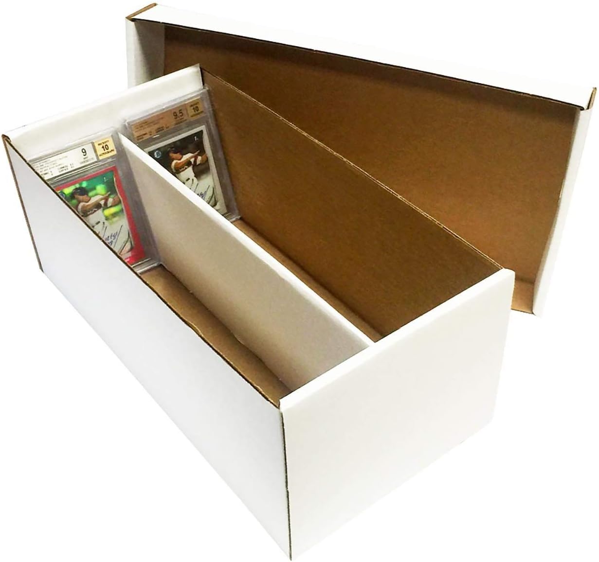 Graded Card Storage Box - 2 Row Slab Storage Box for PSA BGS SGC CGC - Graded Sports Card Holder - Made in the USA 5
