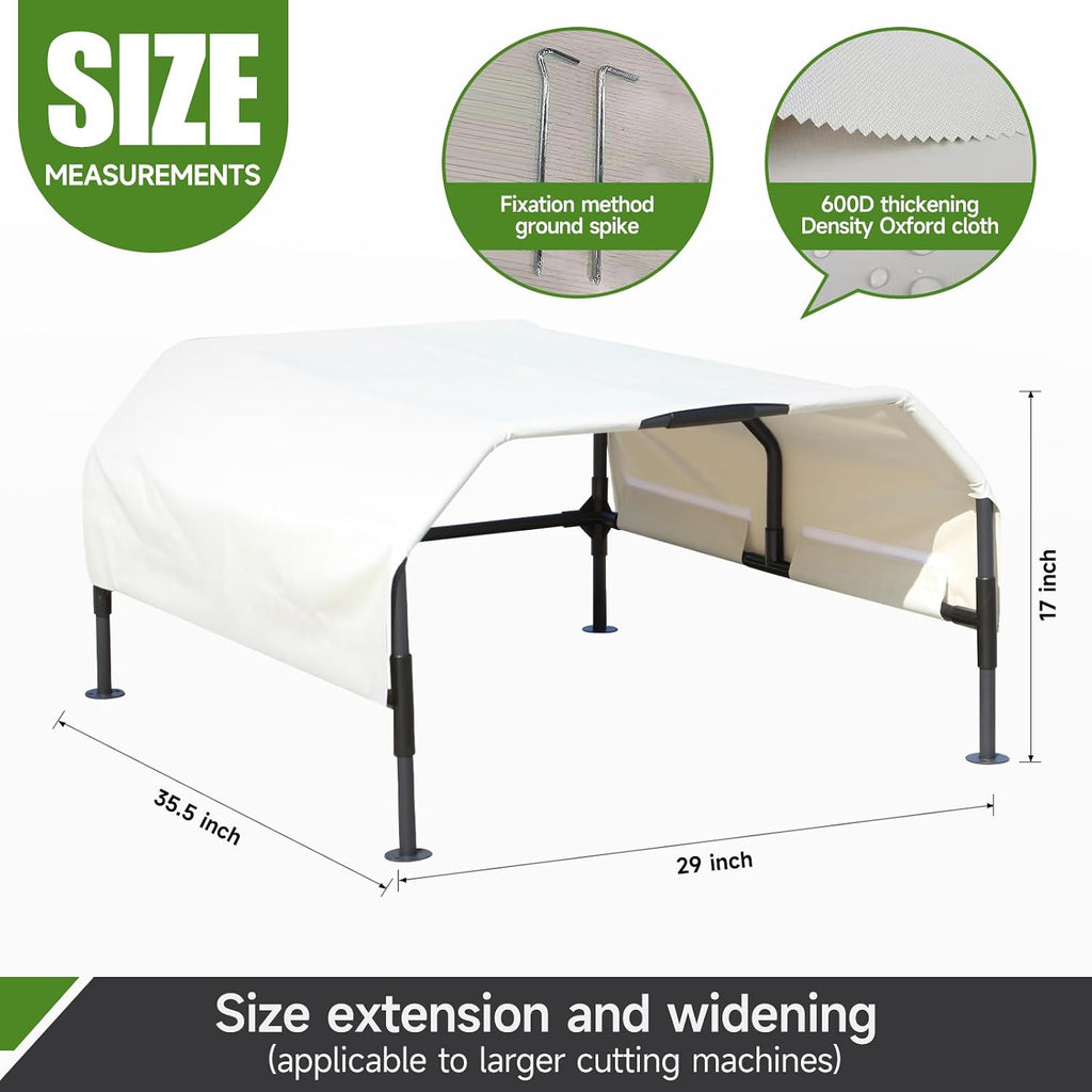 Robot Mower Garage, Rainproof UV-Proof Shelter for All Mowers（Large Size） | Thickened 600D Oxford fabric | Rust-proof