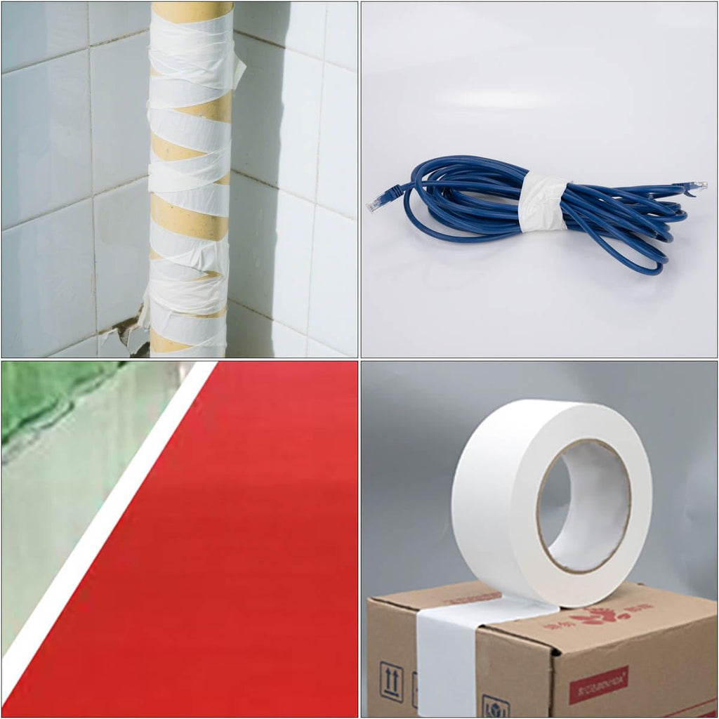 3Pack White Duct Tape Heavy Duty Waterproof 60 Yards x 2 Inch Total