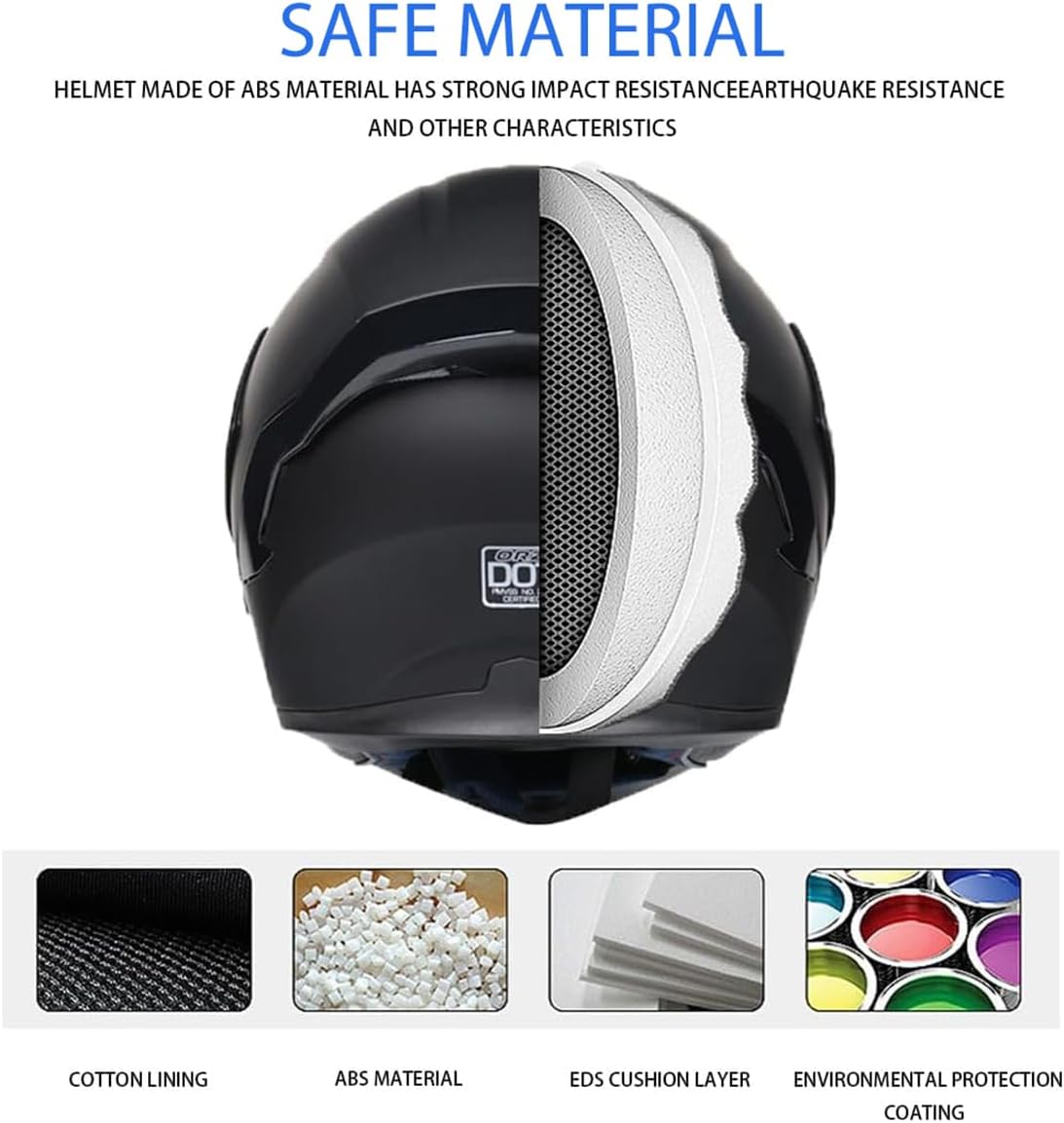 Bluetooth Motorcycle Helmet,Modular Motorcycle Helmet with Bluetooth,DOT Approved Dual Visor Full Face Flip up