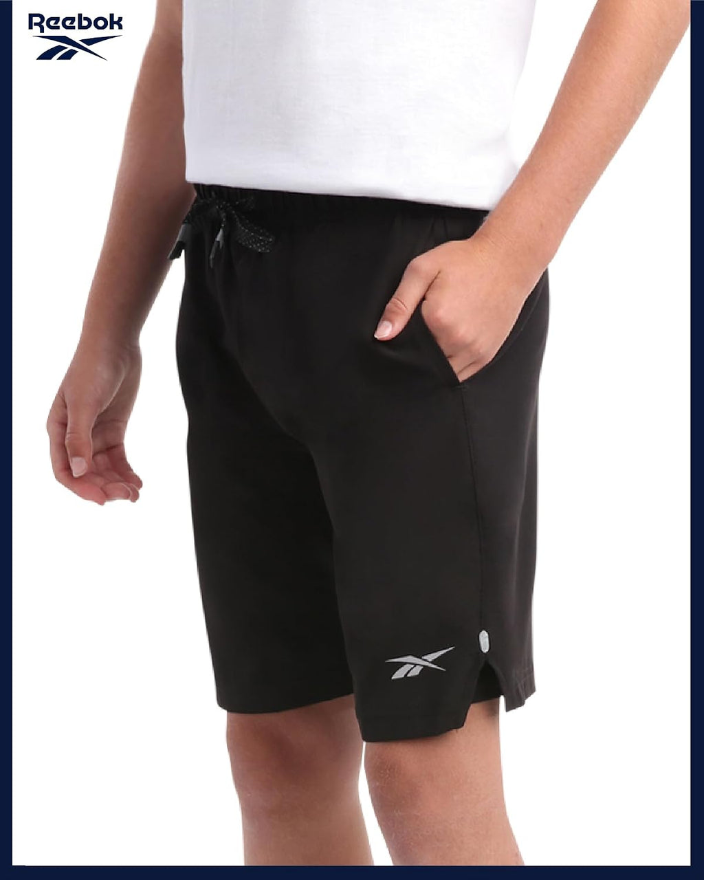 Boys Althletic Basketball Shorts with Compression Liner 1 or 2 Pack | Performance Gym Shorts for Boys - Ventilated