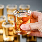 Shot Glasses Set with Heavy Base,2.2 oz Mini Square Whiskey Shot Glasses bulk, 40 pack Clear Espresso Shot Glass for