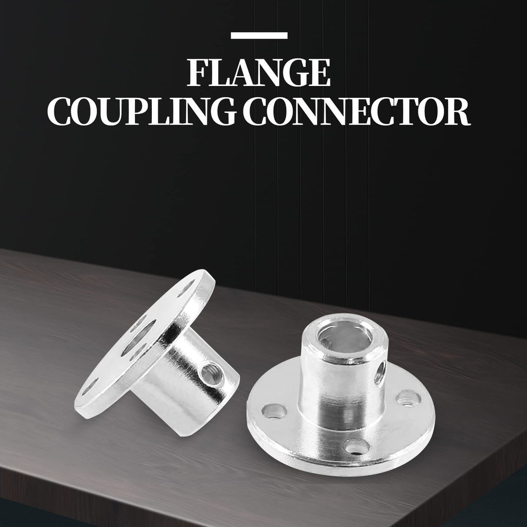 Litoexpe 4 Pieces 6mm Rigid Flange Coupling Connector