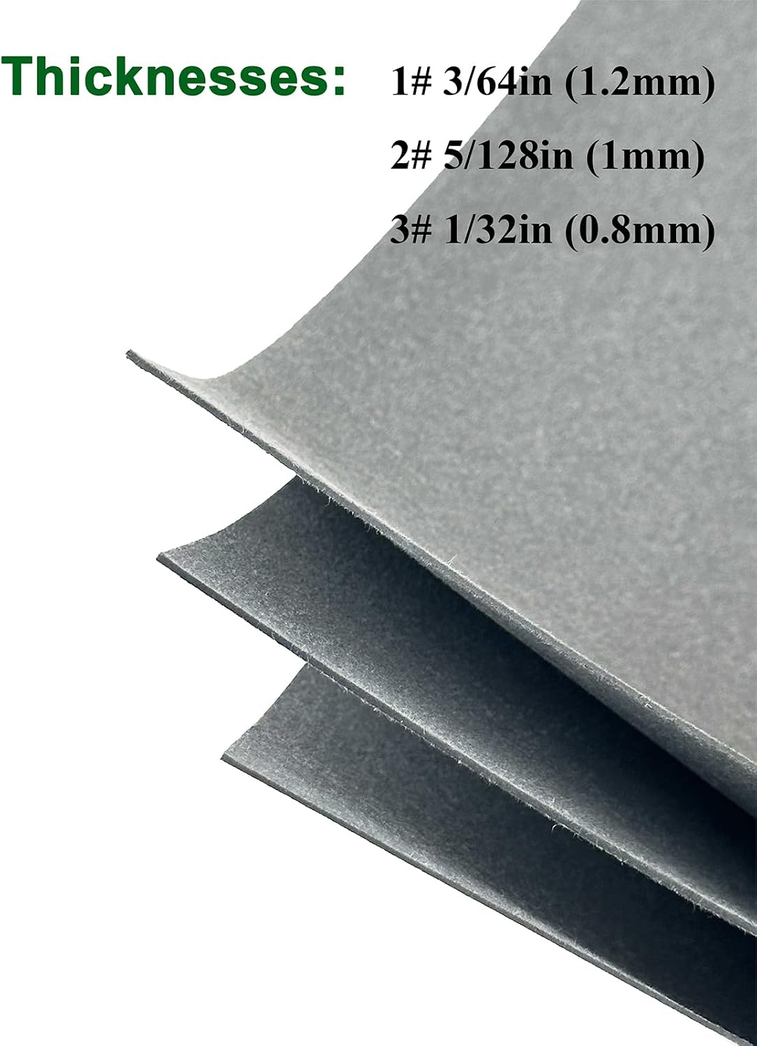 YAMAKATO 3PCS 0.8MM 1MM 1.2MM Non-Asbestos Gasket Material Paper Sheet