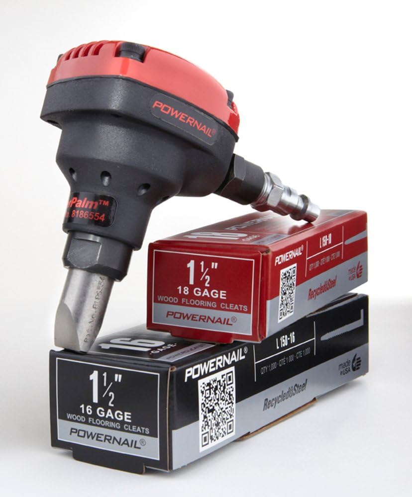 PALM001 PowerPalm 16/18 Gauge Flooring Cleat Nailer