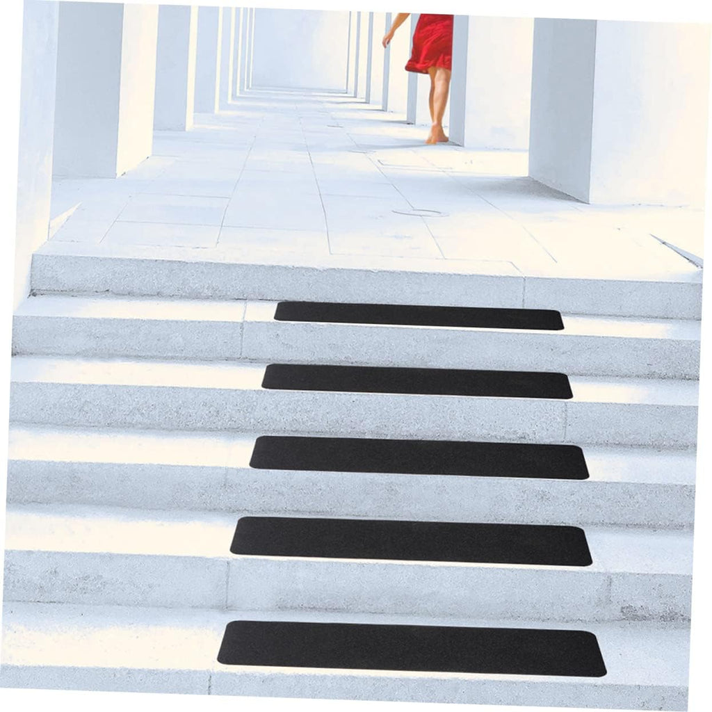 Black PVC Anti Slip Tape Strips 2pcs for Pools and Treads