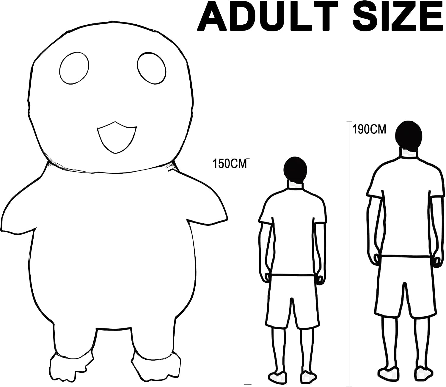 Yellow Mascot Inflatable Costumes for Adult, Inflated Halloween Costumes,Inflatable Costumes for Men Women,Blow up